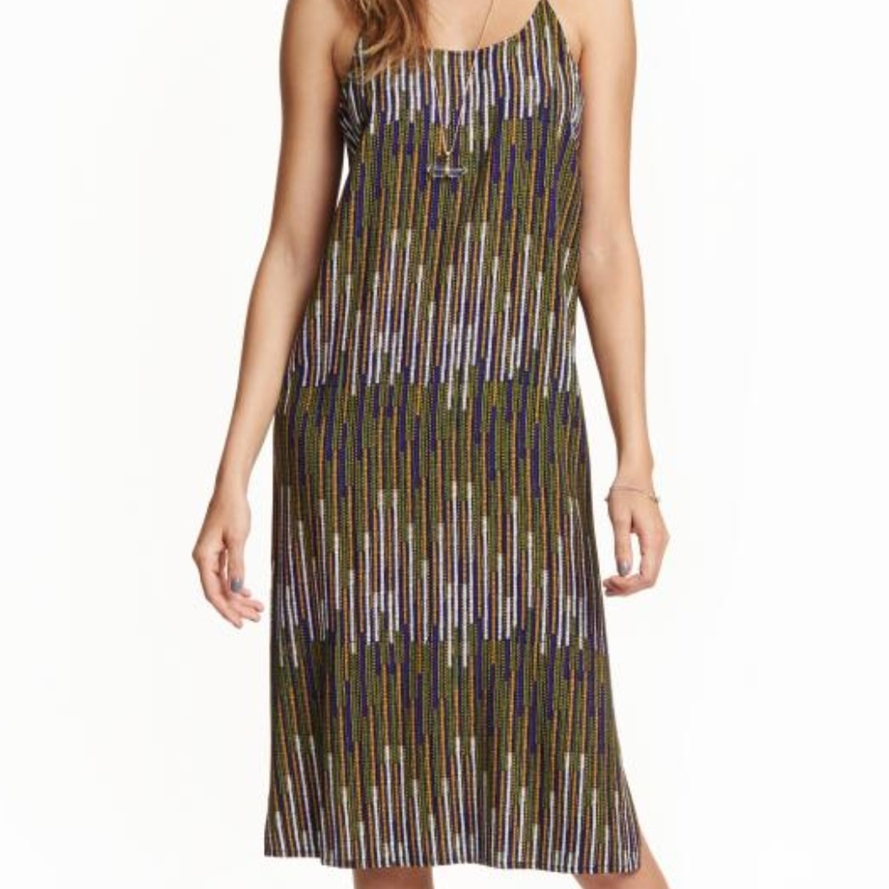 H&M Sleeveless Patterned Dress